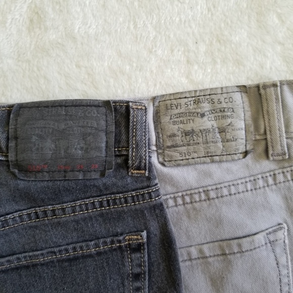 Levi's 510 cut off denim shorts - Picture 3 of 5